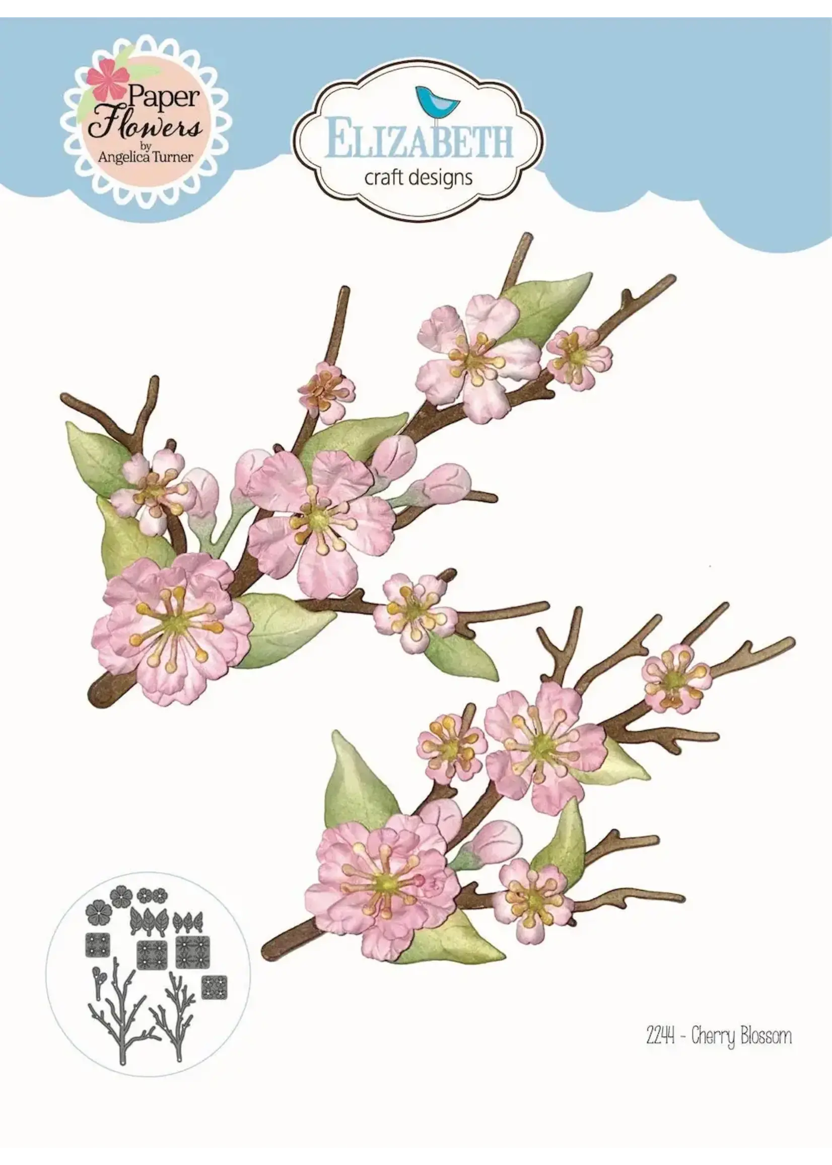De bloesem van de kers Papieren bloemenartikelnummer: 2244