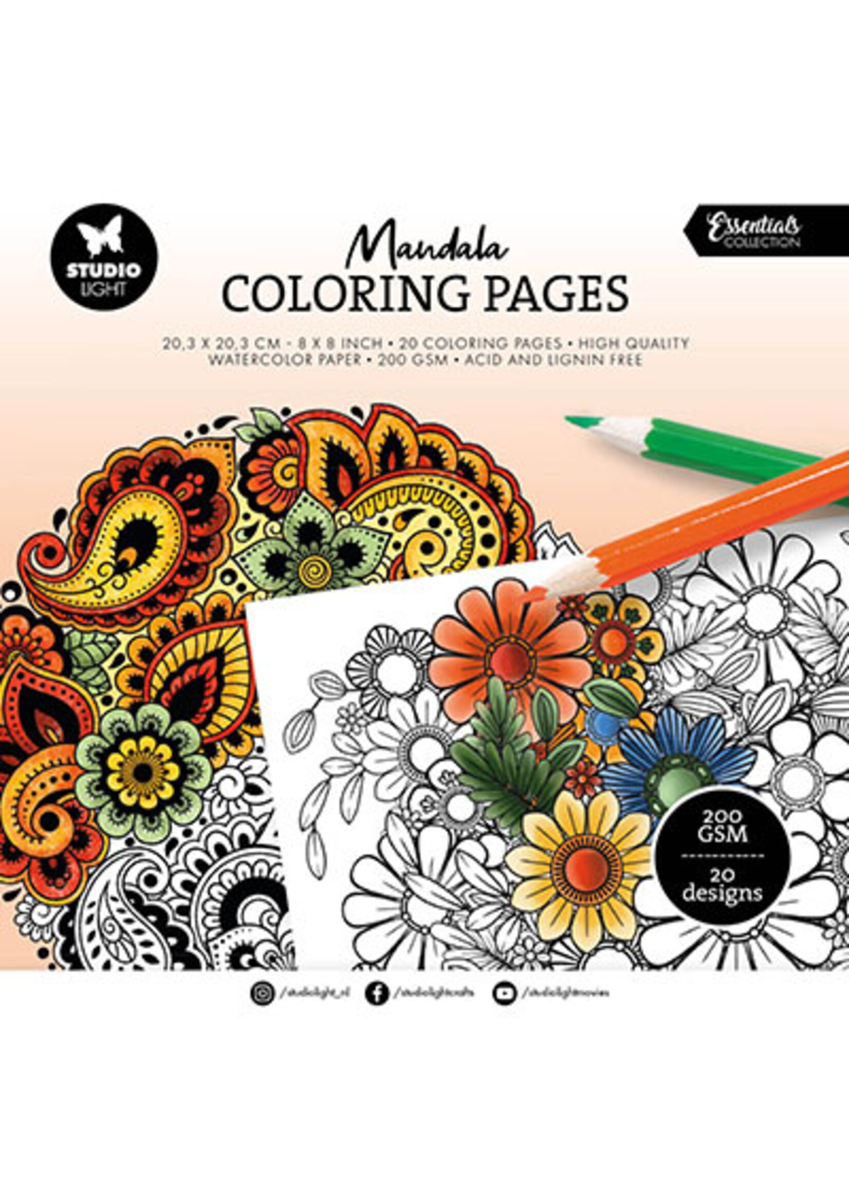 SL-ES-CPP283 - Coloring Pages Mandala Essentials nr.283