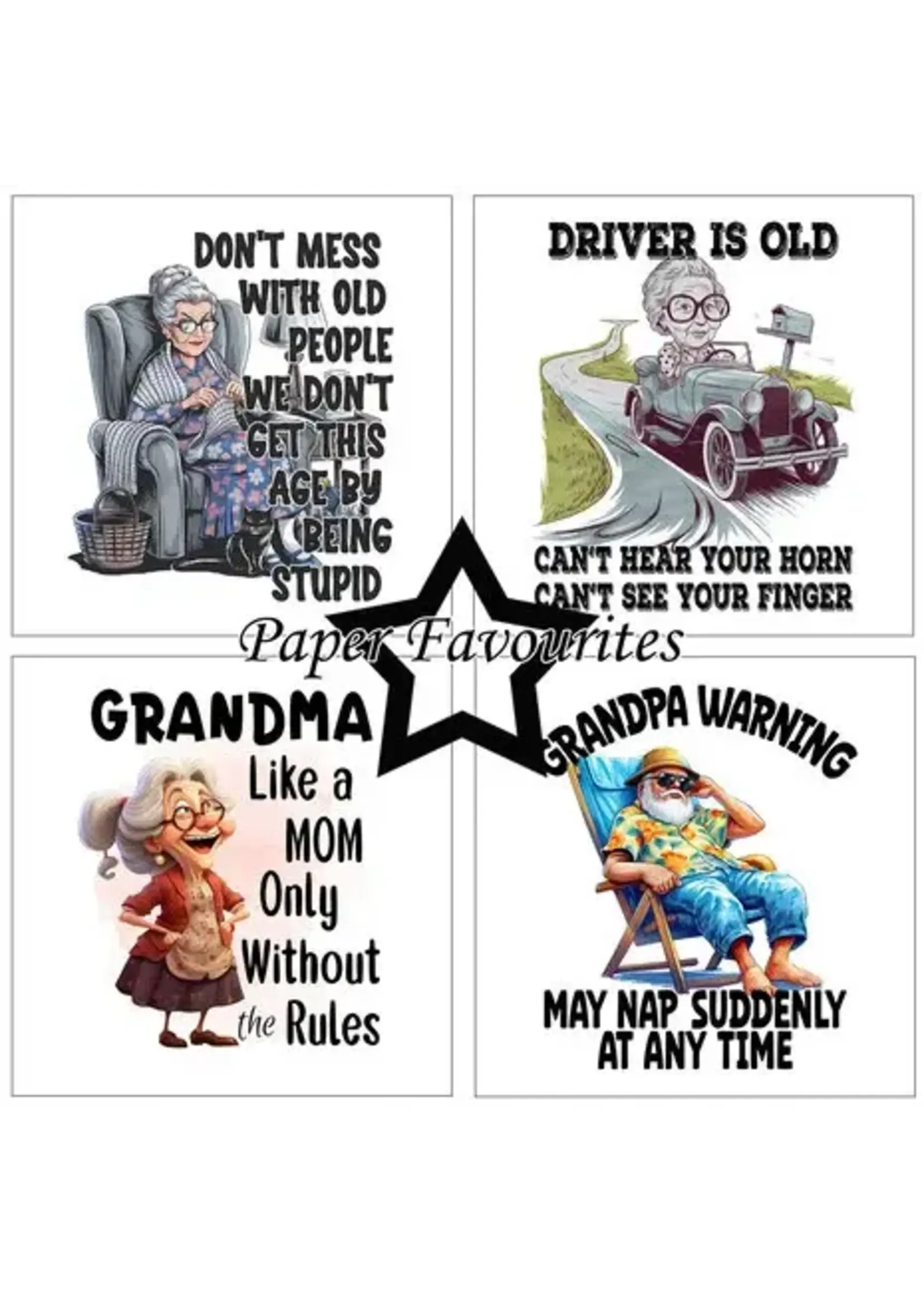 Funny Quotes #1 6x6 Inch Paper Pad (PF524)