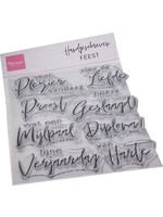 Clear Stamps Handgeschreven Feest (CS1086)