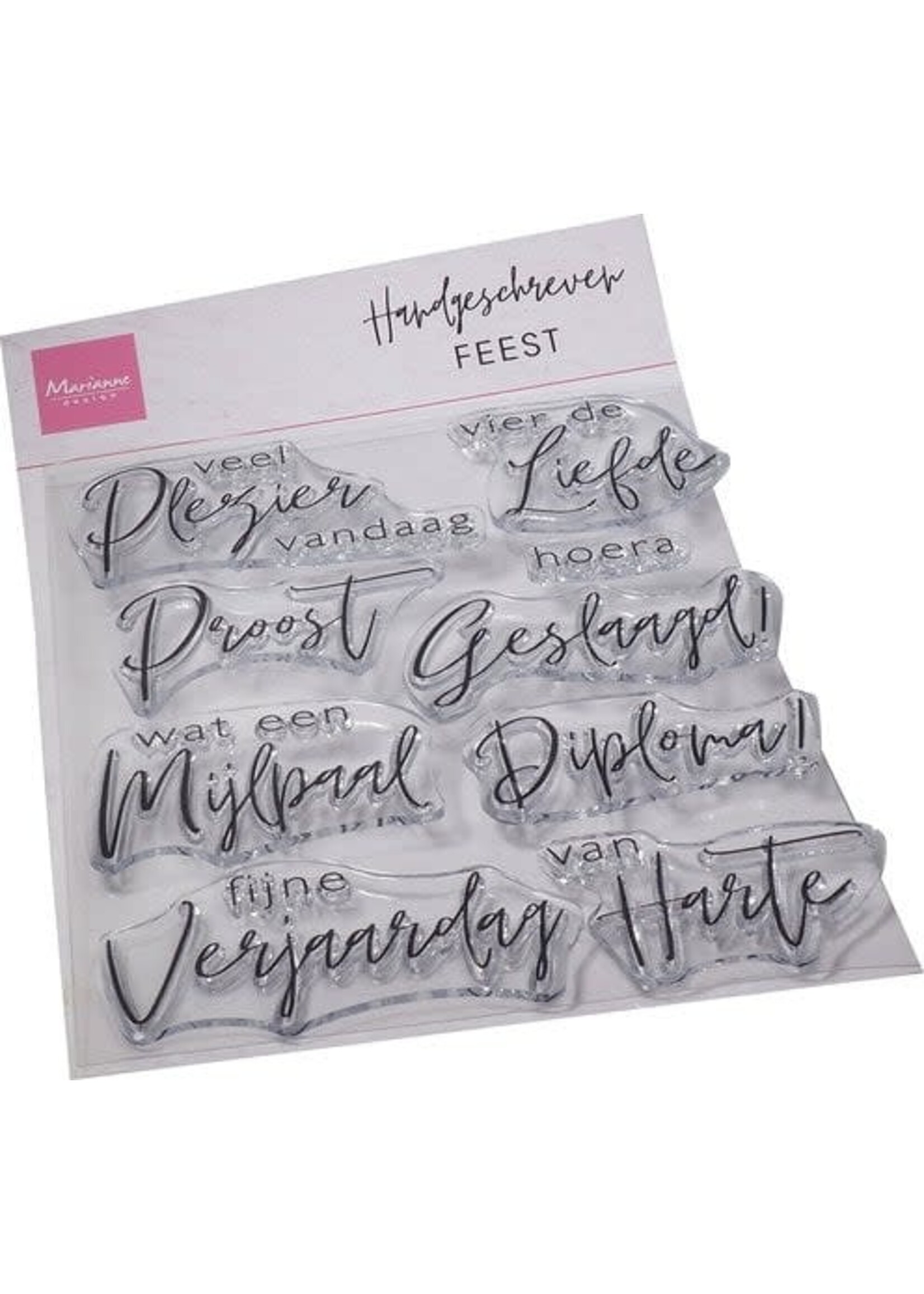 Clear Stamps Handgeschreven Feest (CS1086)