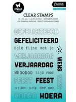 Verjaardag Teksten Essentials Clear Stamp (SL-ES-STAMP764)