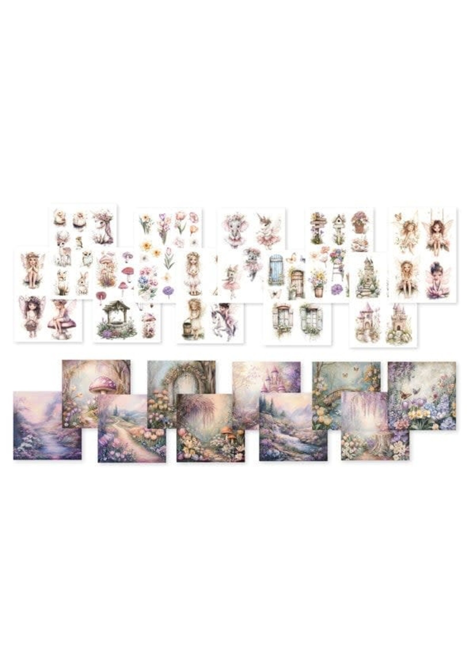 Woodland Springs Collage Paper Set (10pcs) (473.005.077)