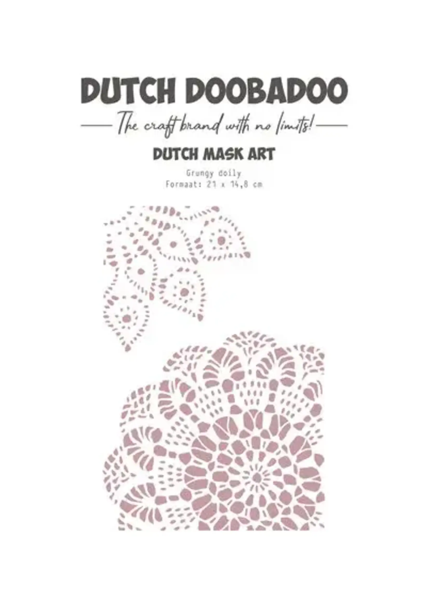 Woodland Springs Ducth Mask Art A5 Grunge Doily (470.784.373)