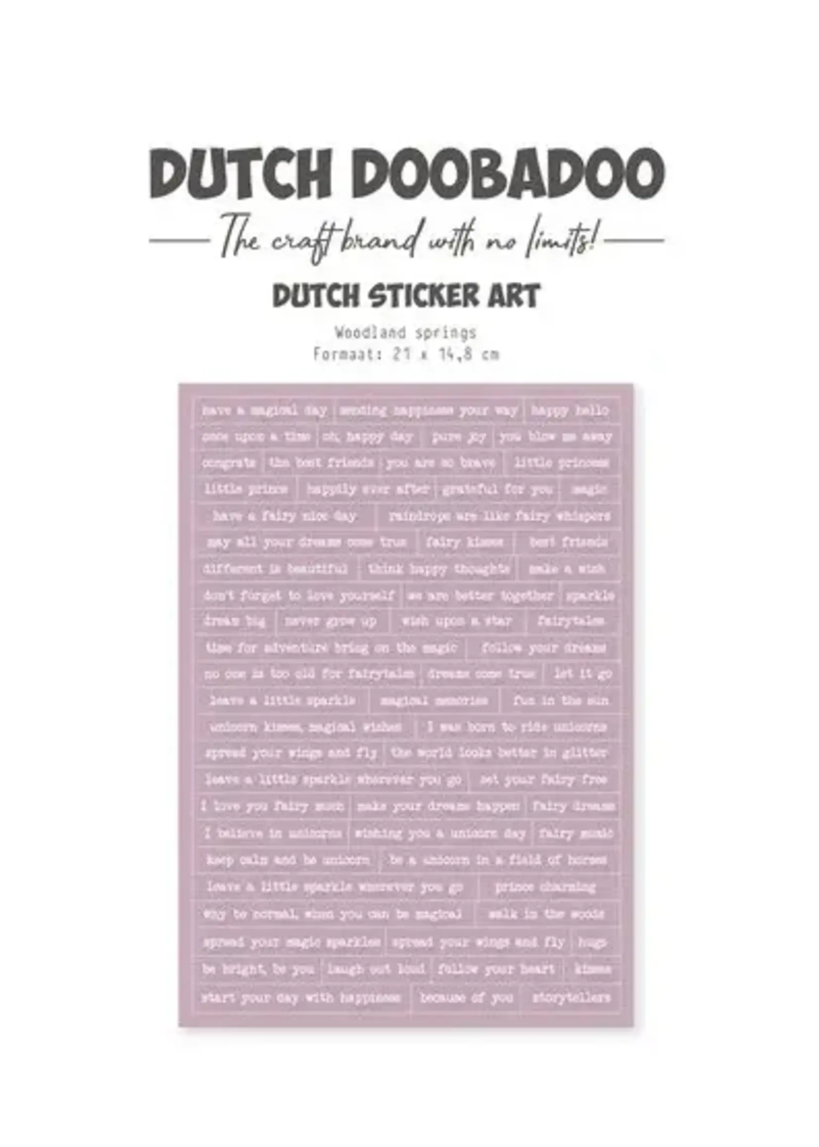 Woodland Springs Dutch Sticker Art A5 (491.200.037)