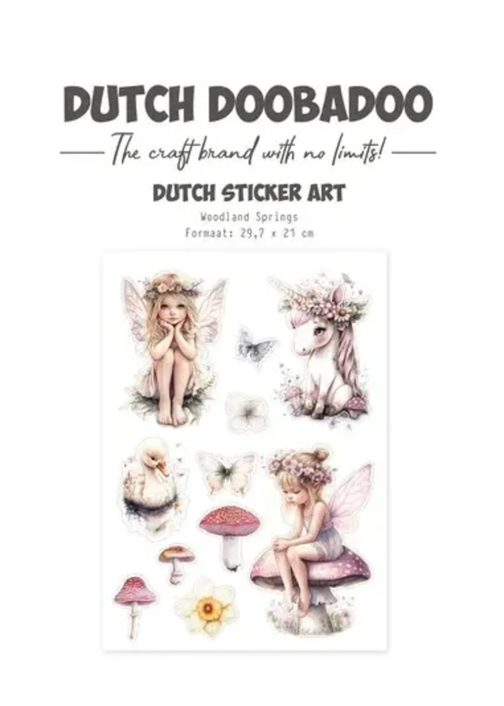 Woodland Springs Dutch Stickers Art A4 Transparent (491.201.005)