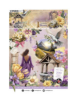 JMA-GB-DCPP318 - Die-cut Paper Pad Paper elements Growing & Blooming nr.318