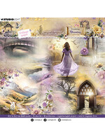 JMA-GB-DPP319 - Designer Paper Pad Collage paper Growing & Blooming nr.319  8 inch