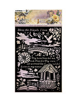 JMA-GB-MASK342 - Bless the friends I love Growing & Blooming nr.342