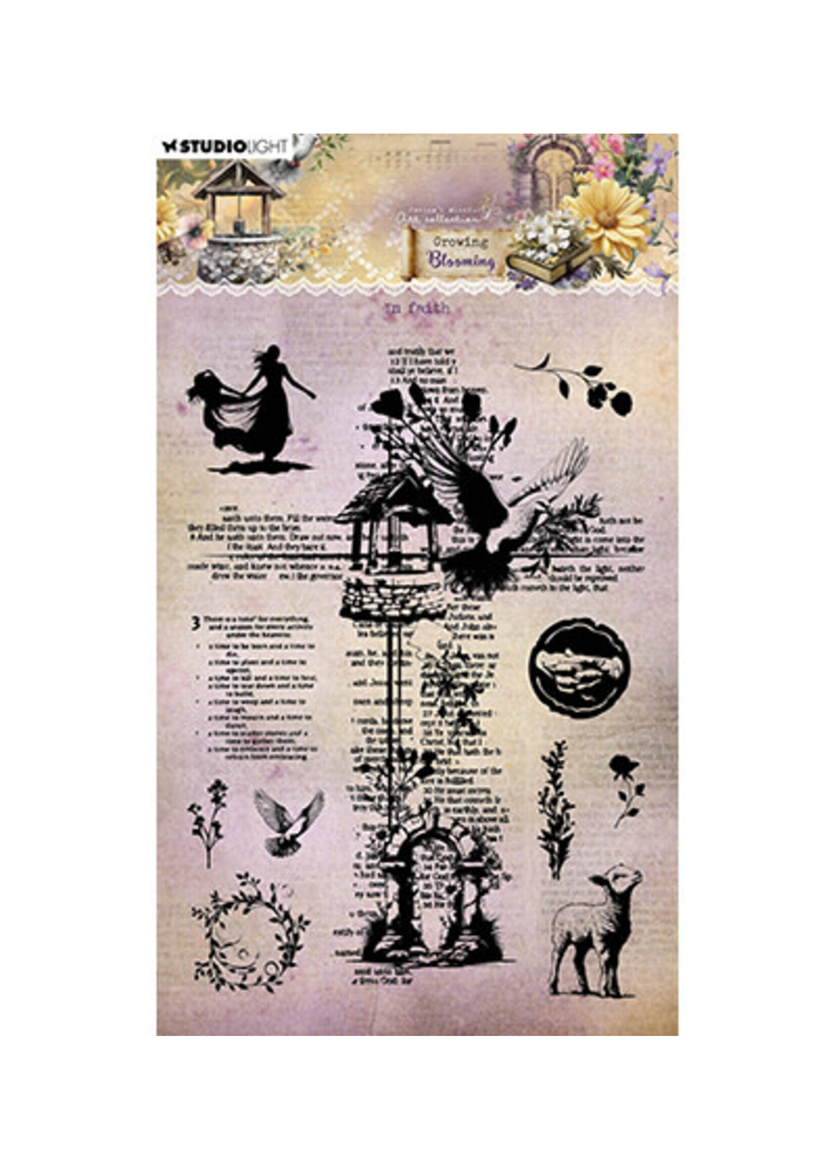 JMA-GB-STAMP835 - In faith Growing & Blooming nr.835
