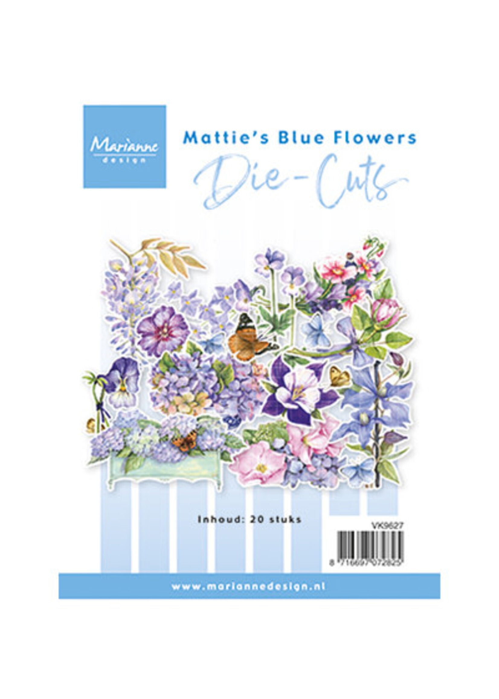 VK9627 - Mattie's blue flowers