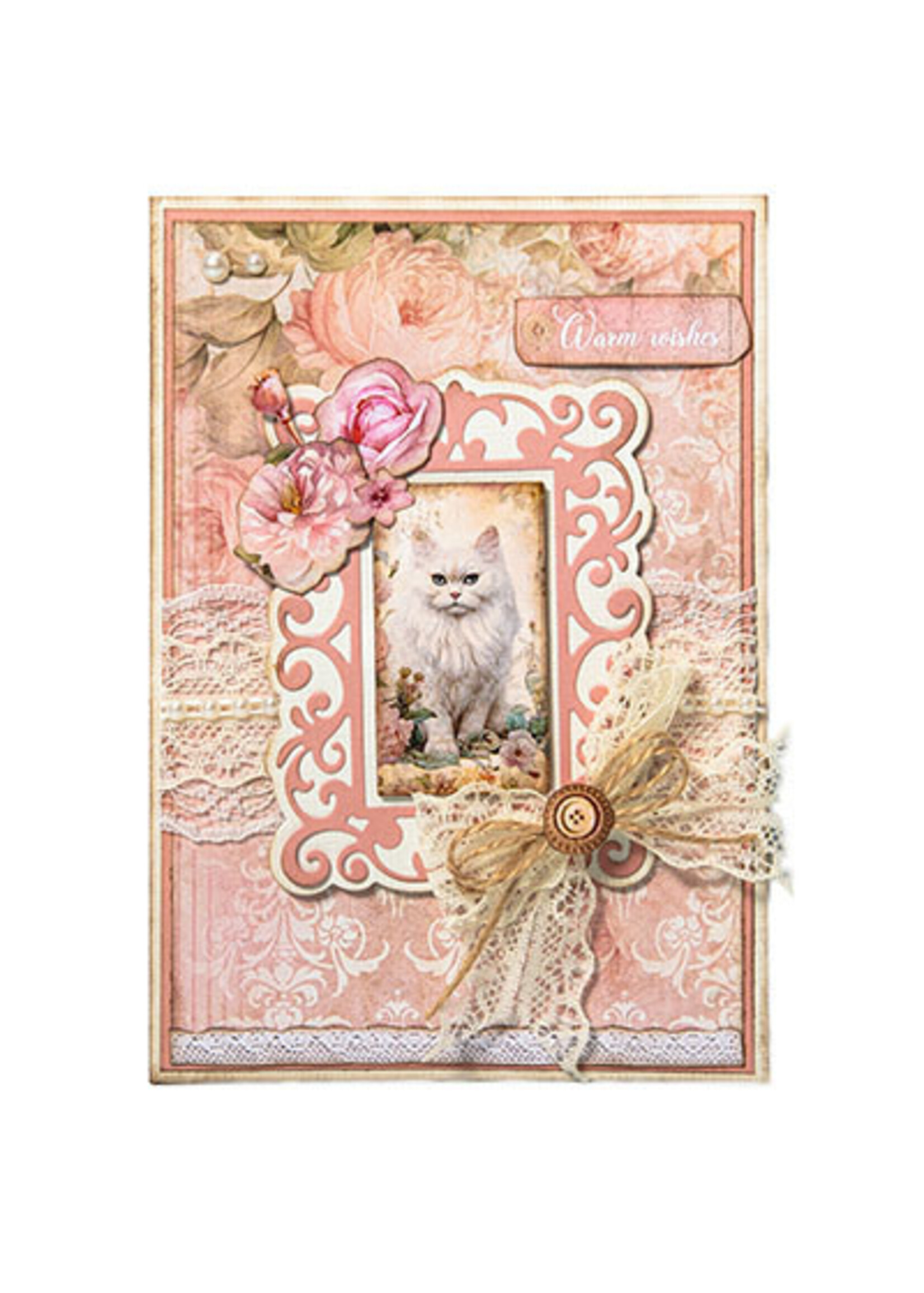SL-ACS-CD999 - Macaron mini-frame A Cat's Secret nr.999