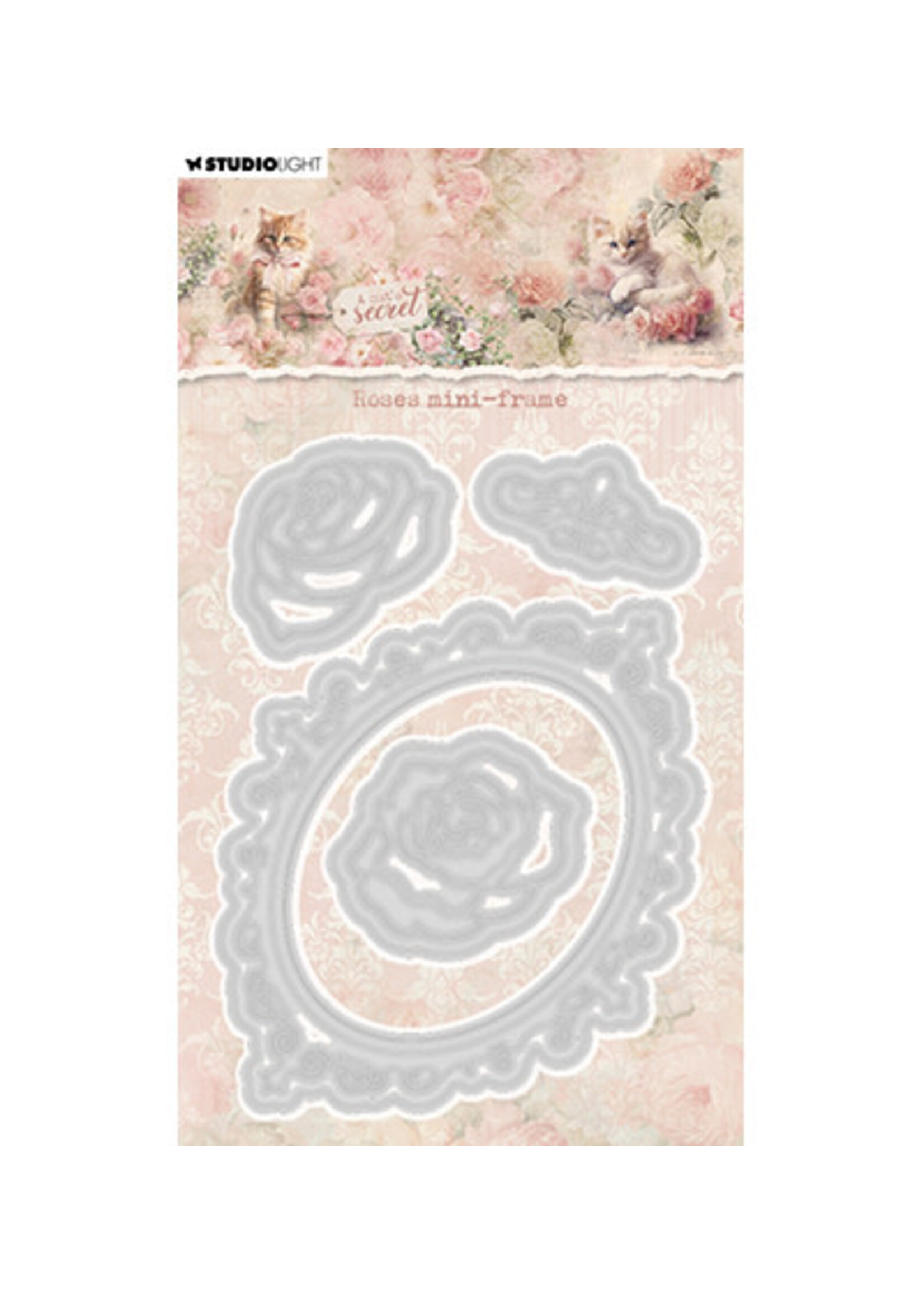 SL-ACS-CD1000 - Roses mini-frame A Cat's Secret nr.1000