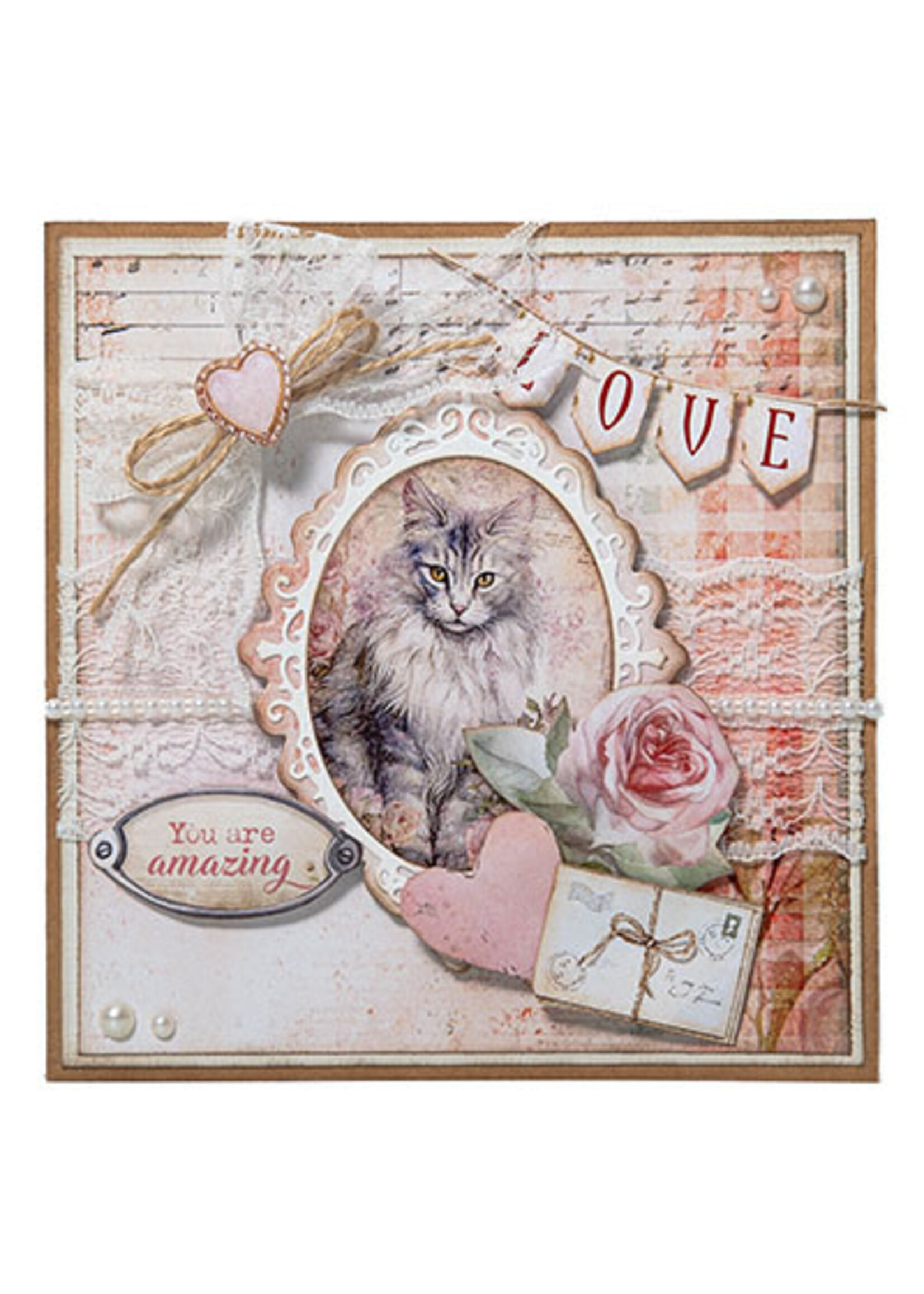 SL-ACS-CD1000 - Roses mini-frame A Cat's Secret nr.1000