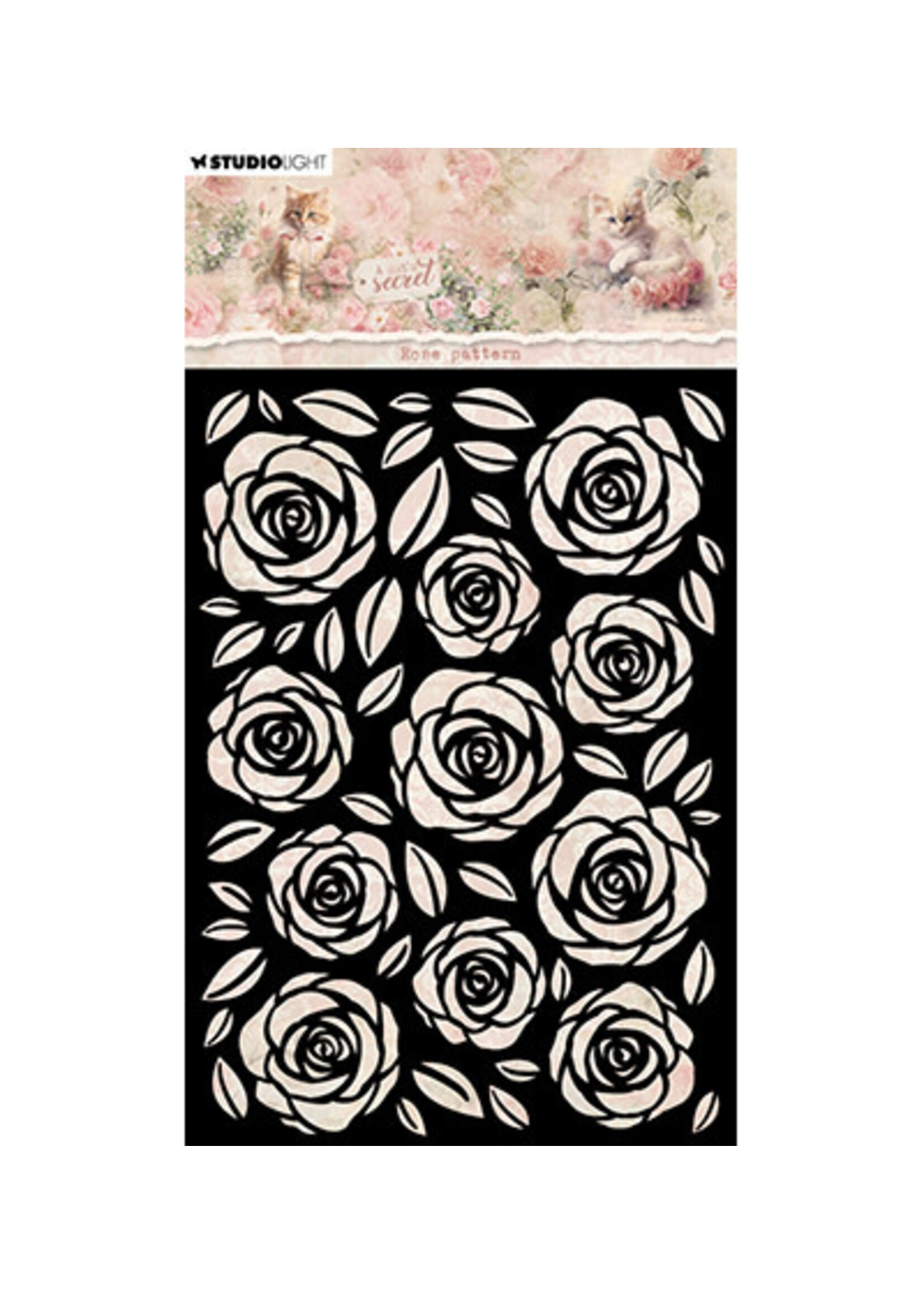 SL-ACS-MASK338 - Rose pattern A Cat's Secret nr.338