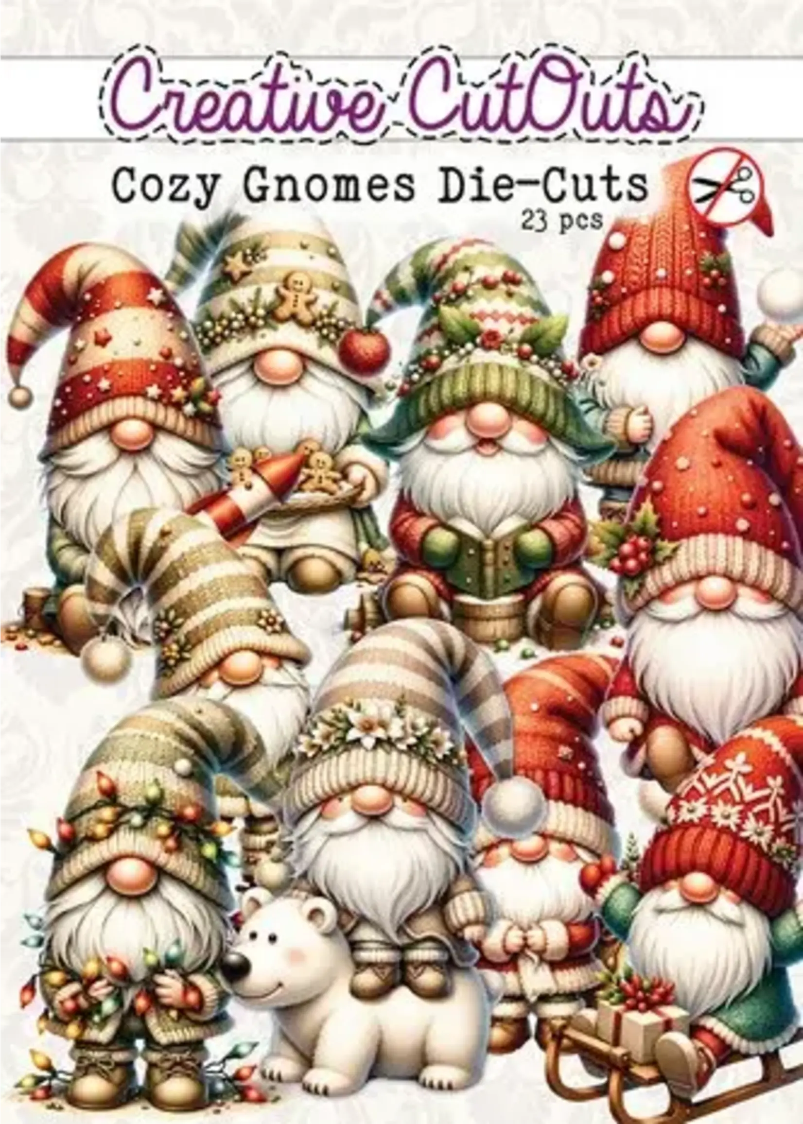 Cozy Gnomes Die-Cuts Creative CutOuts (23pcs) (CCODC-001)