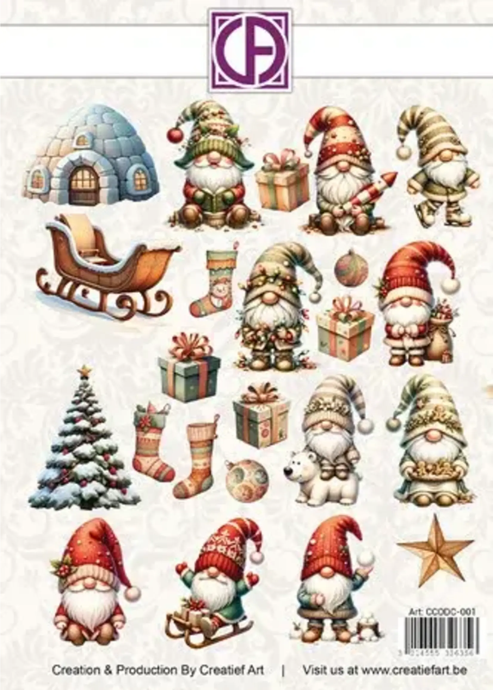 Cozy Gnomes Die-Cuts Creative CutOuts (23pcs) (CCODC-001)