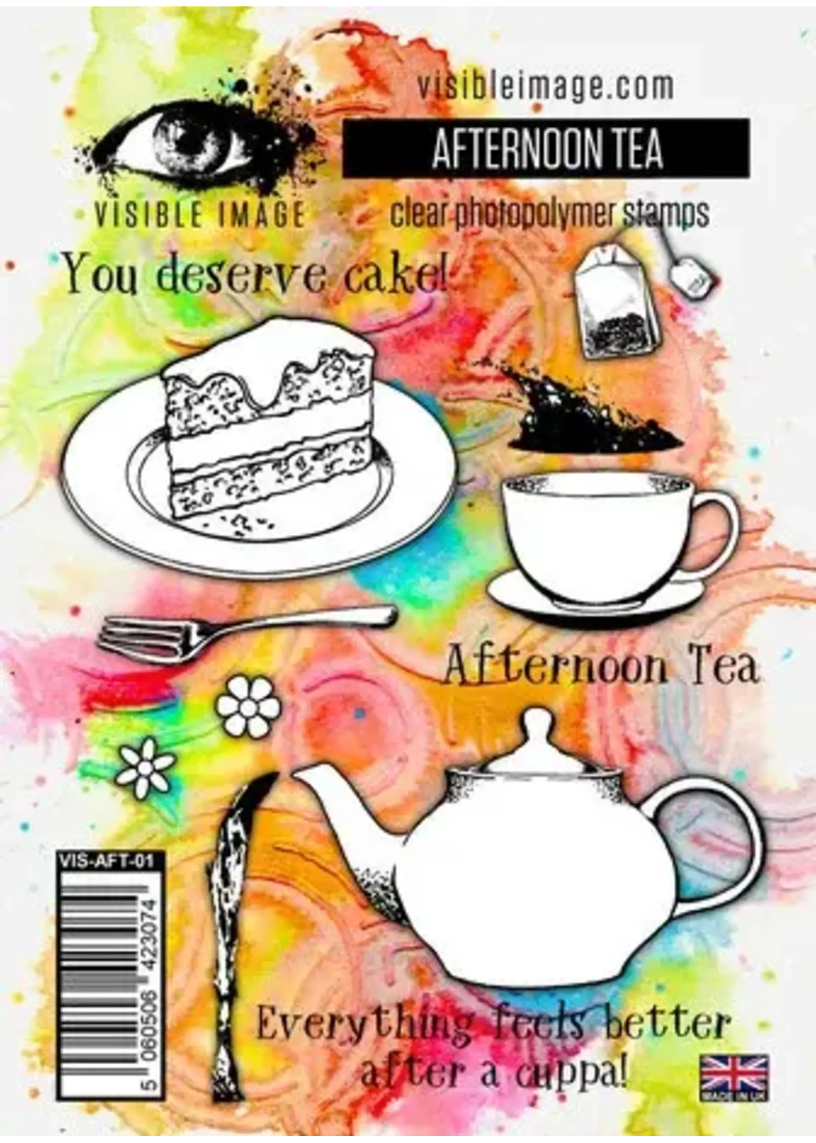 Afternoon Tea A6 Stamp Set (VIS-AFT-01)