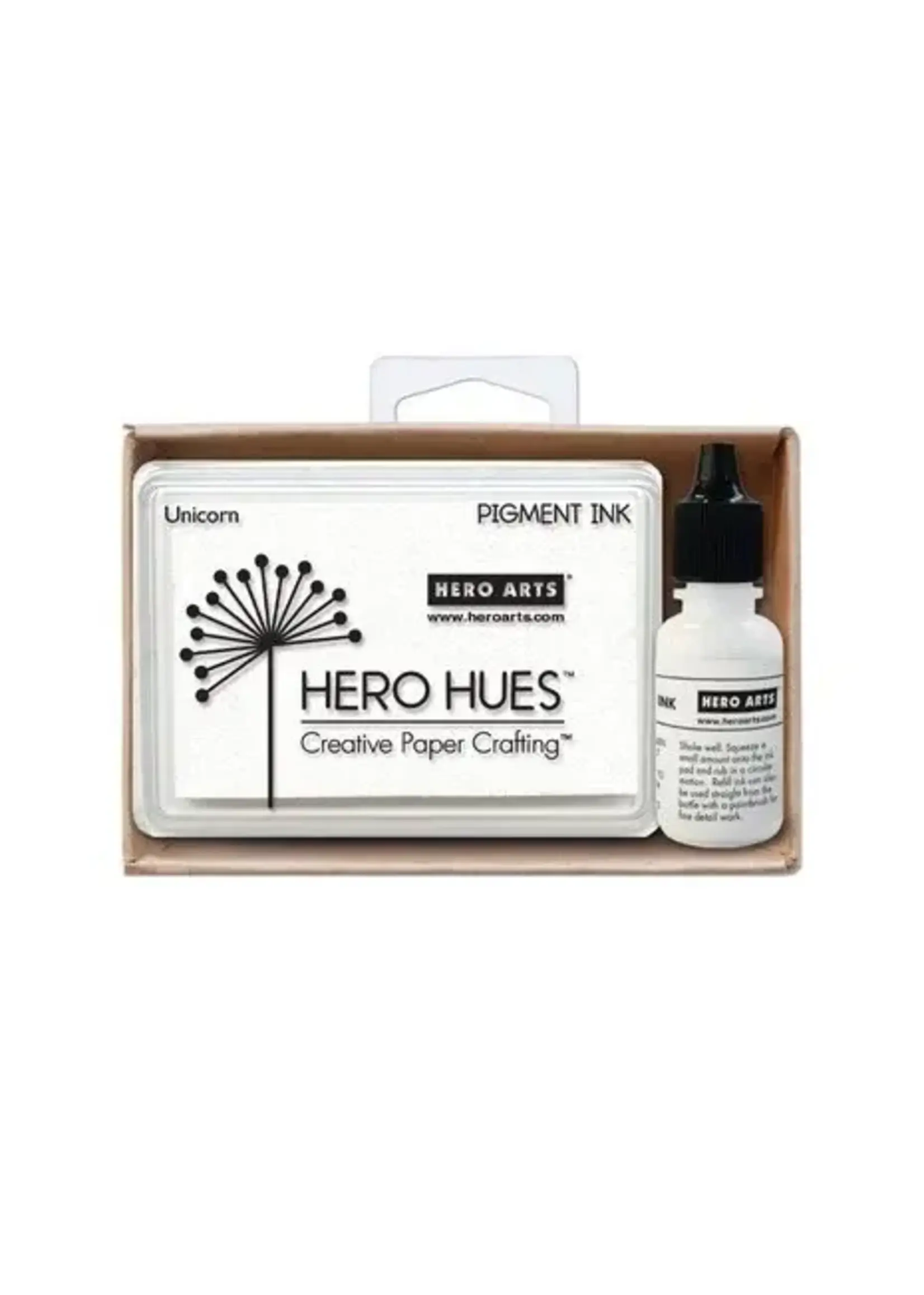 Unicorn White Pigment Ink + Reinker Bundle (AF472)