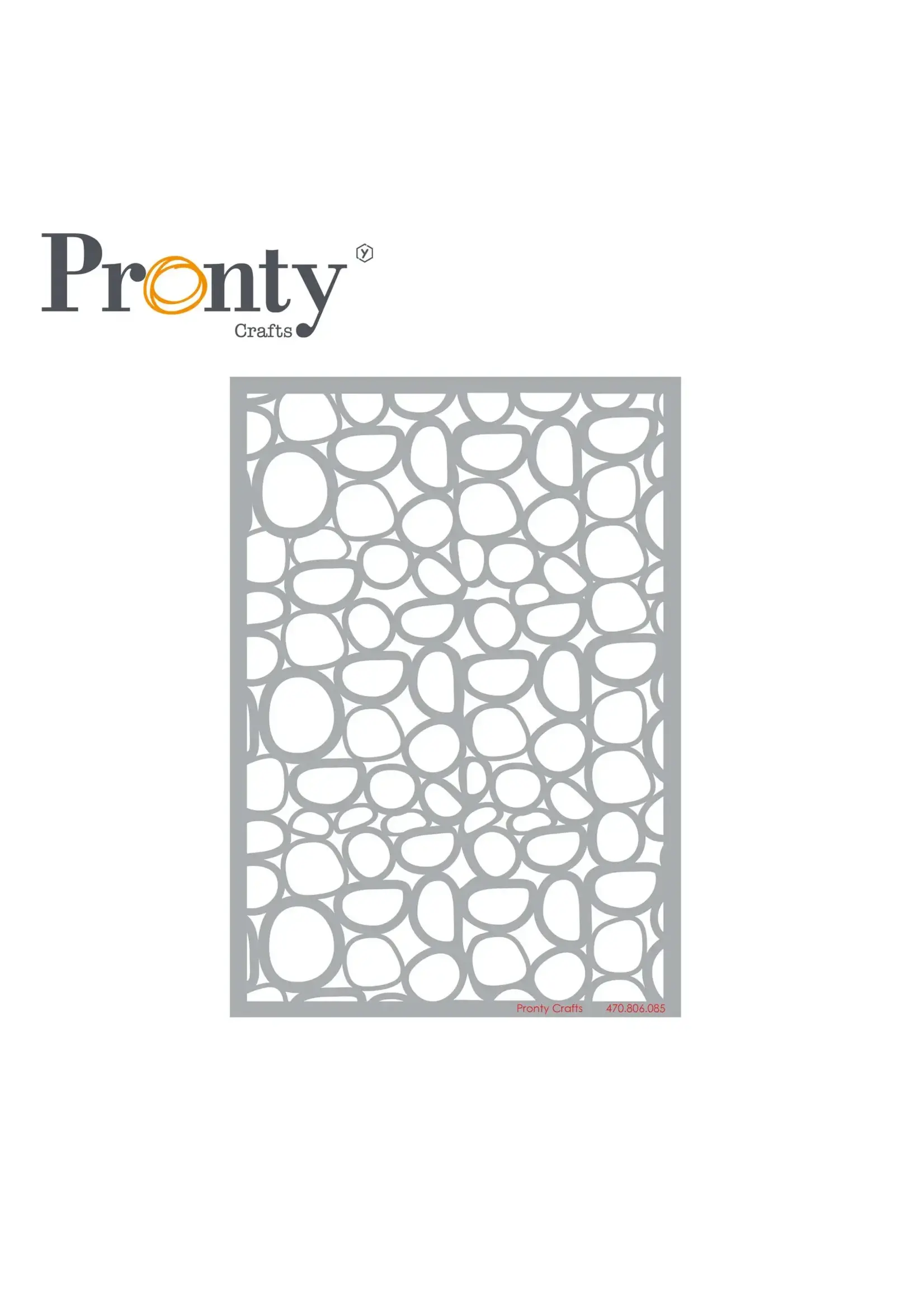 Pronty Crafts Stencil Pebbles A5 470.806.085