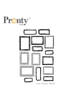 Pronty Crafts Pronty Embellishment Frames 15 pcs 	472.700.027