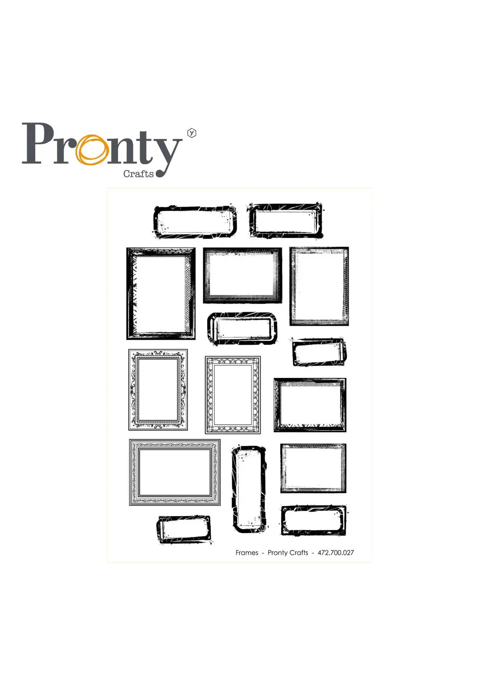 Pronty Crafts Pronty Embellishment Frames 15 pcs 	472.700.027