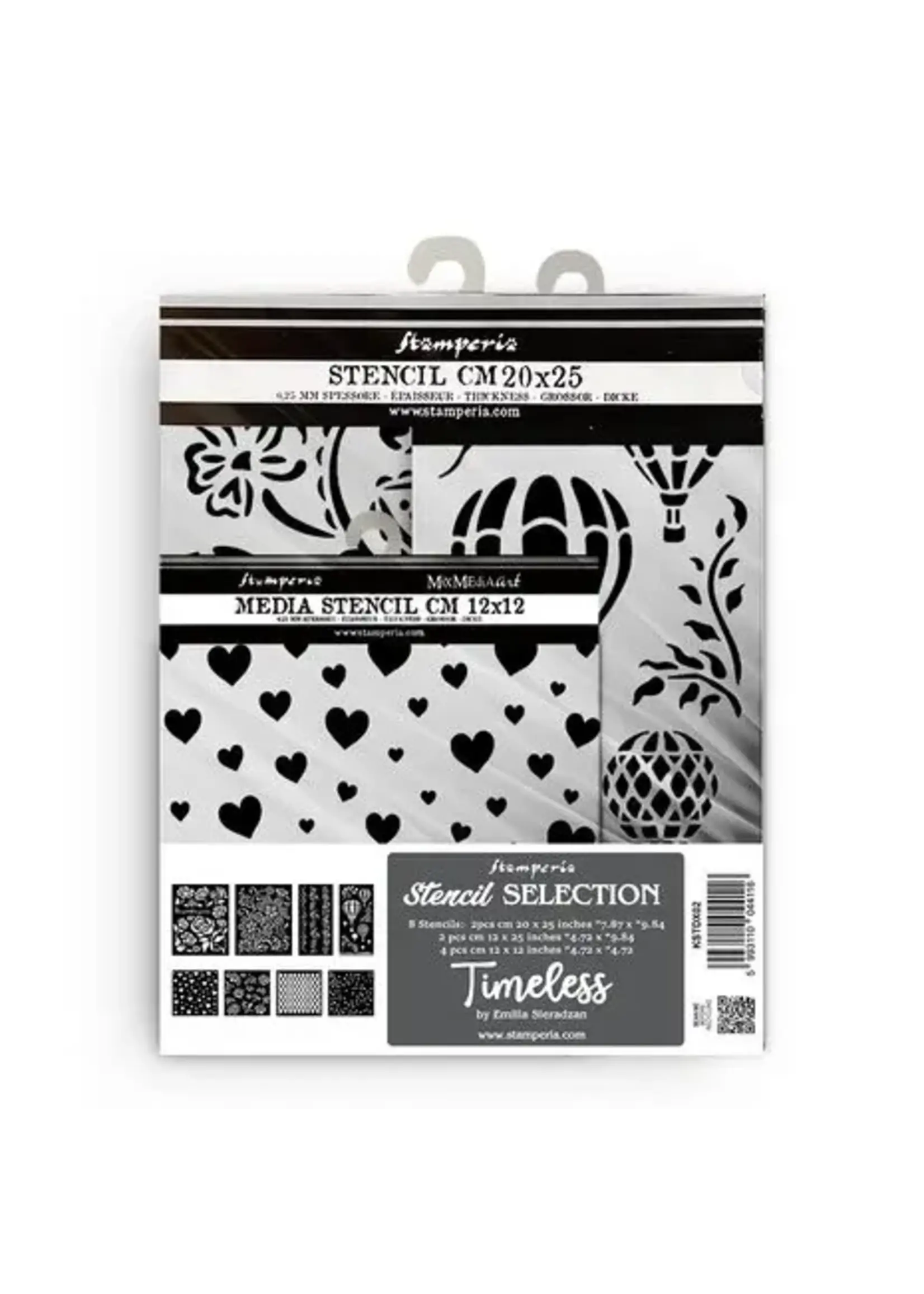 Timeless Thick Stencil Selection (8pcs) (KSTDX02)