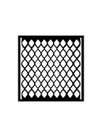 Timeless Thick Stencil 12x12cm Net Texture (KSTDS48)