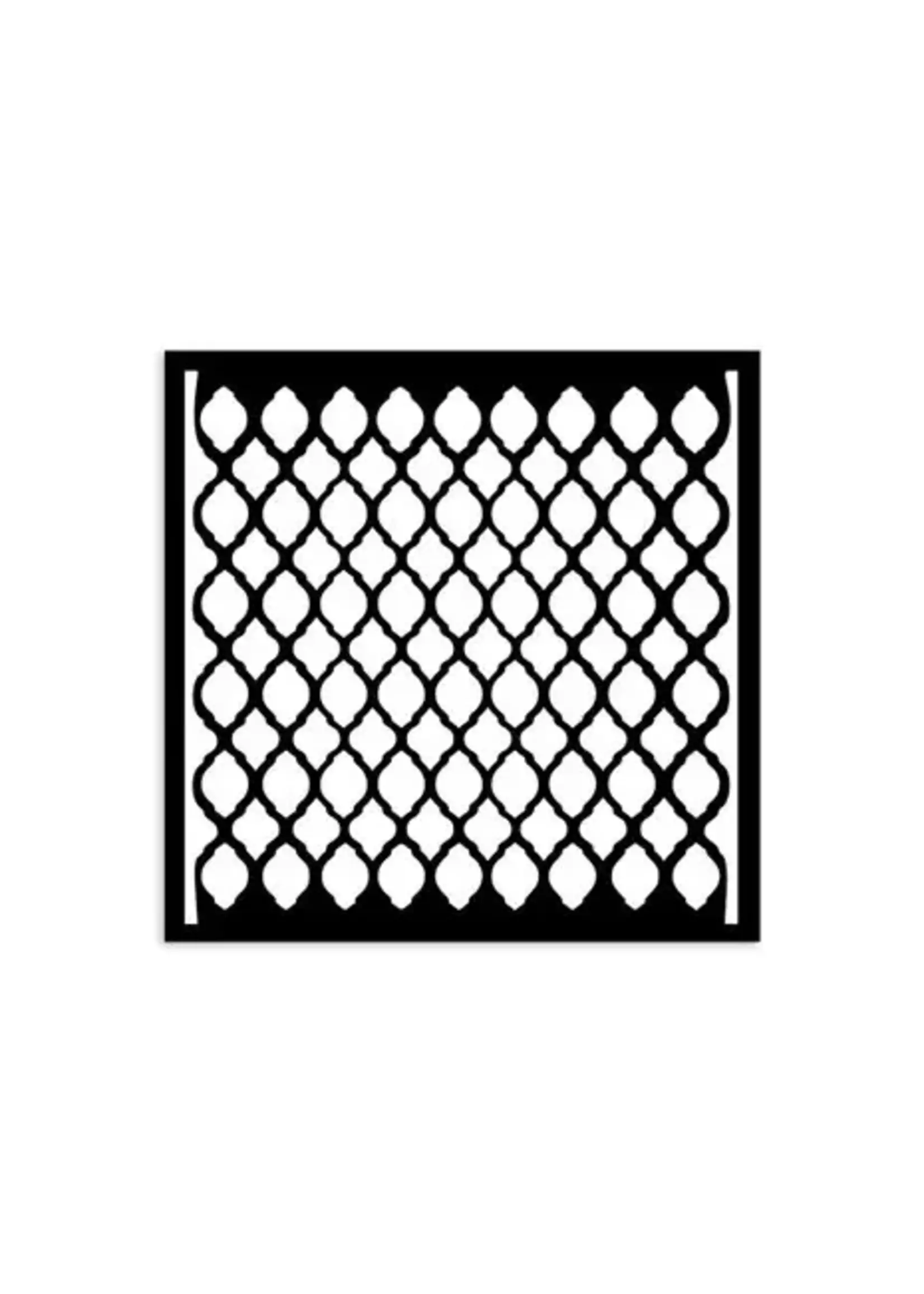 Timeless Thick Stencil 12x12cm Net Texture (KSTDS48)