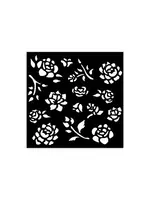 Timeless Thick Stencil 12x12cm Buds Pattern (KSTDS43)