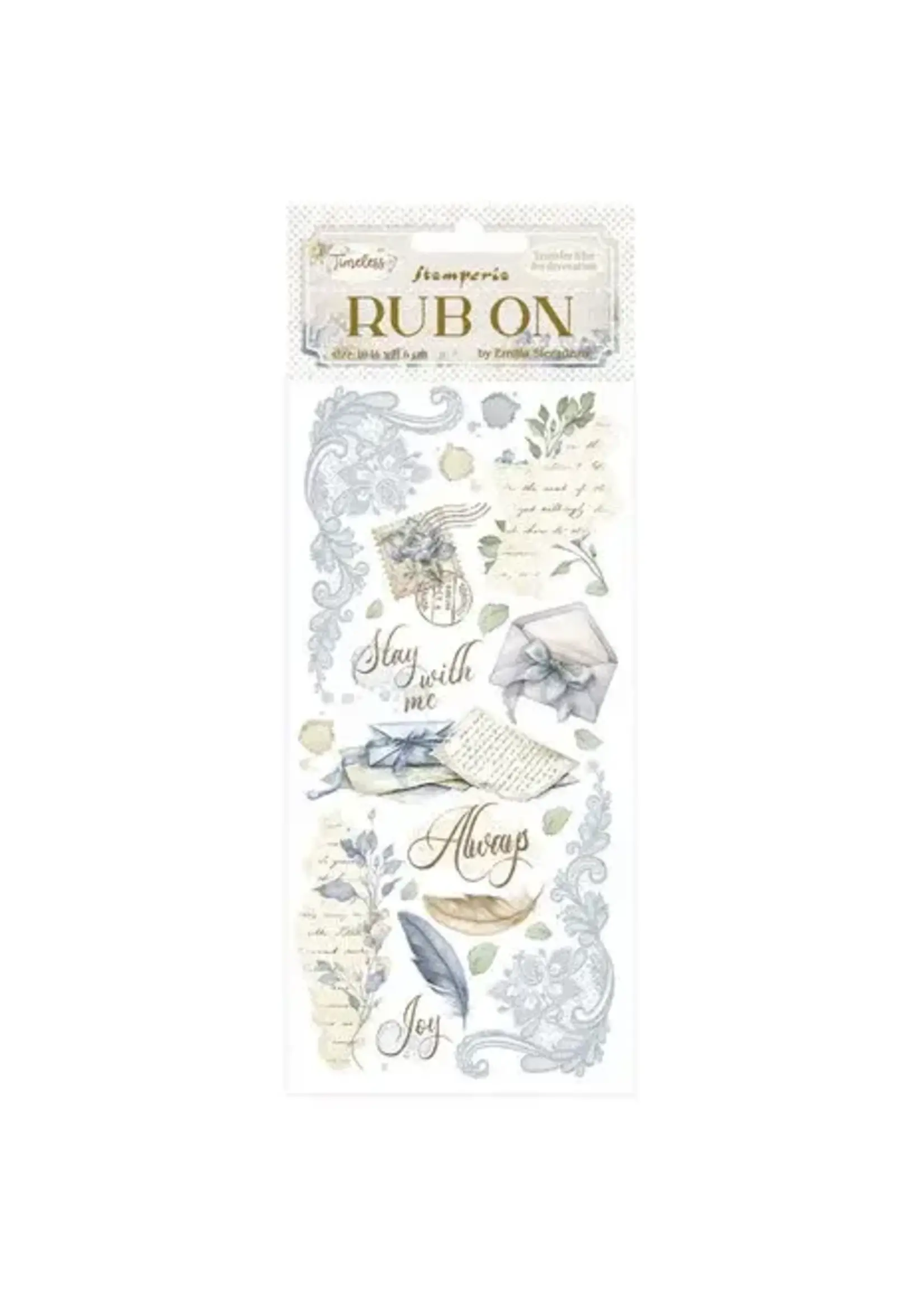 Timeless Rub-On 4x8,5 Inch Letters (DFLRB161)