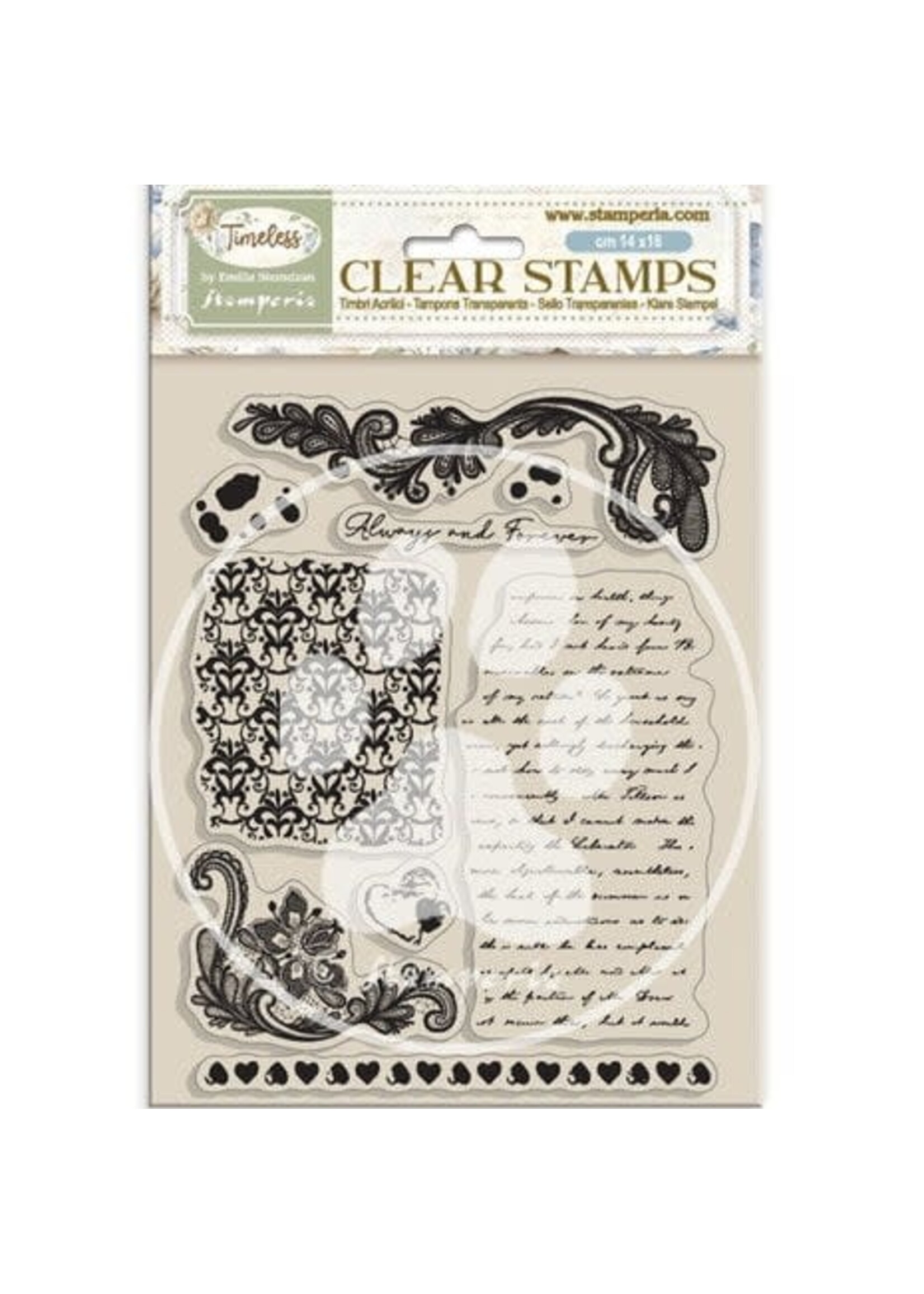 Timeless Clear Stamps Backgrounds (WTK220)