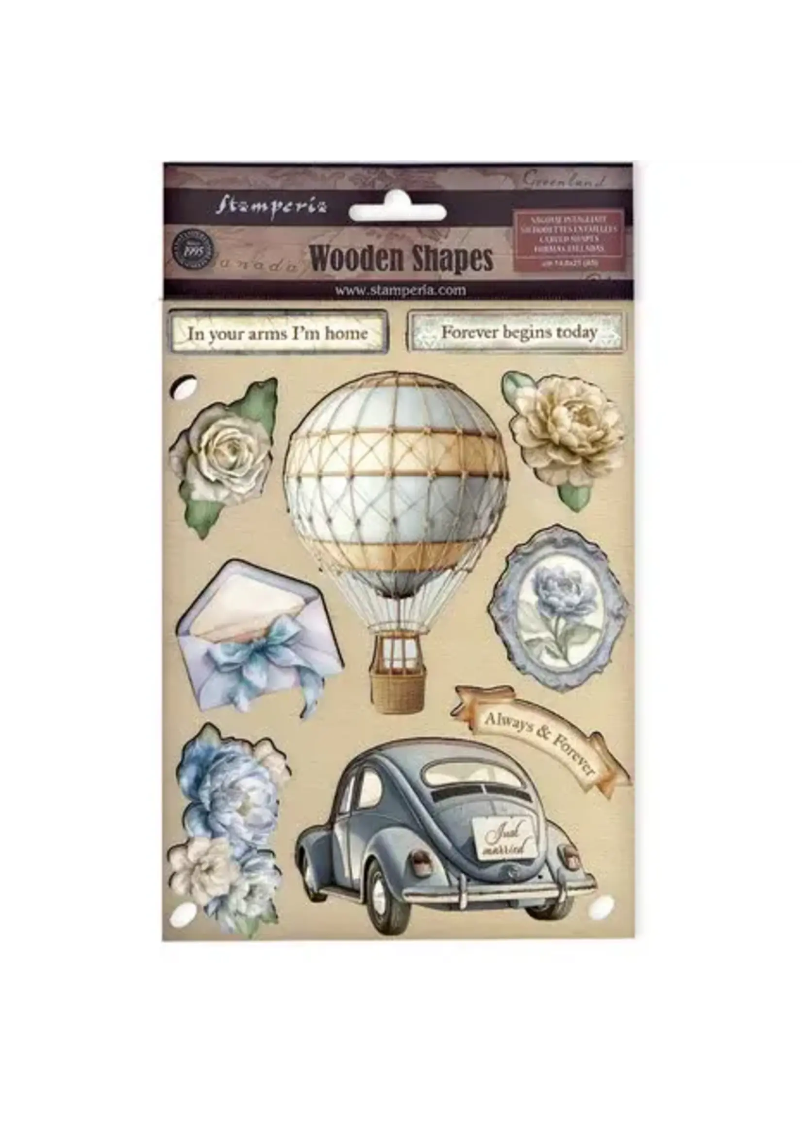 Timeless A5 Colored Wooden Shape (KLSP184)