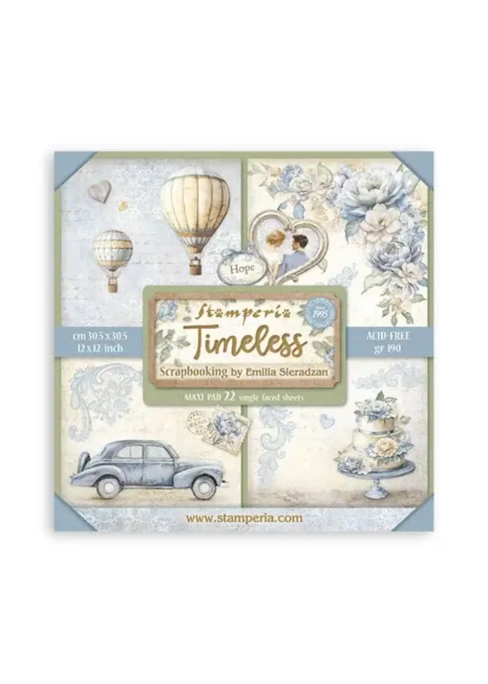 Timeless 12x12 Inch Paper Pack Maxi (Single Face) (SBBXLB25)