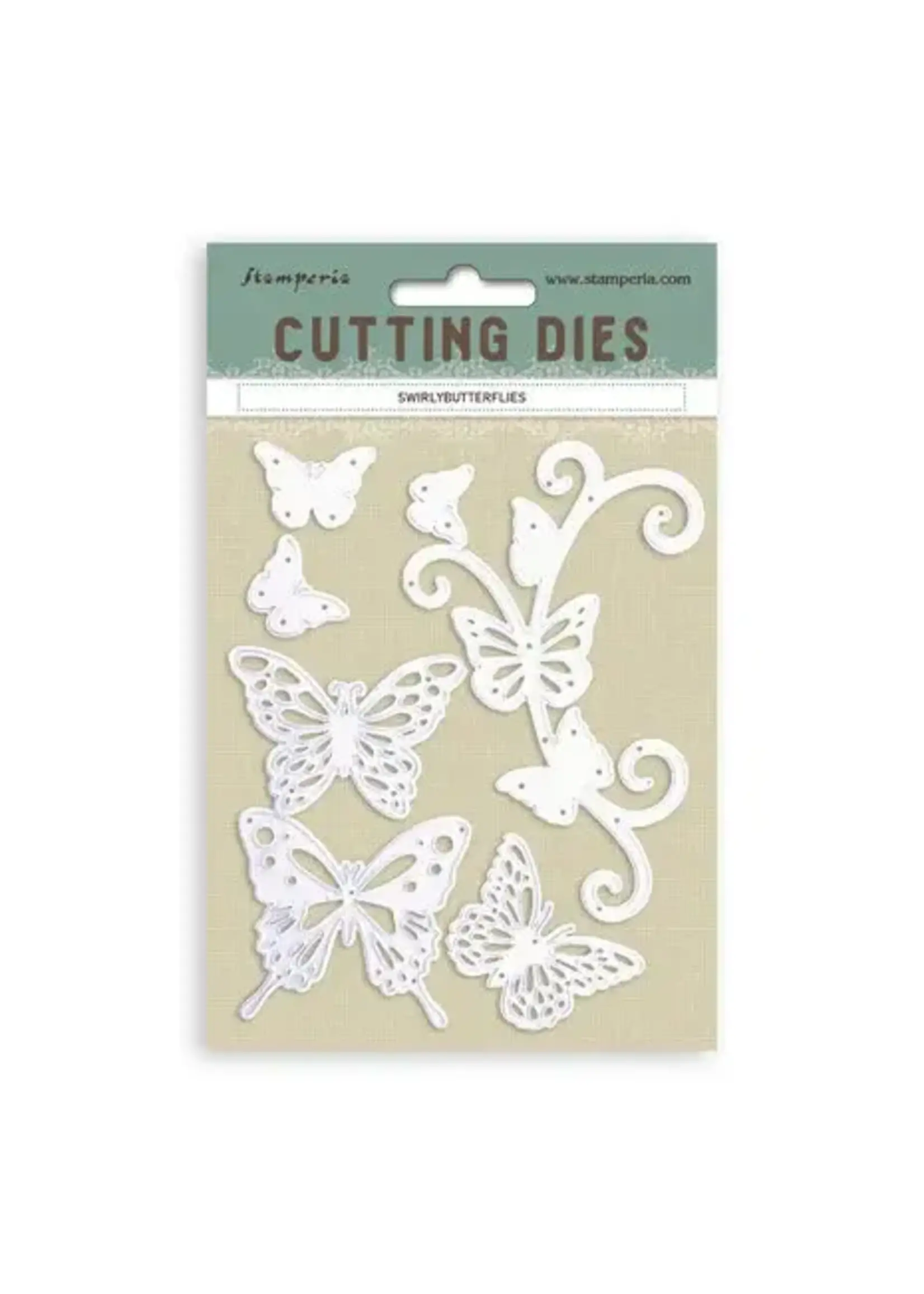 Swirly Butterflies A6 Cutting Dies (SFT07)