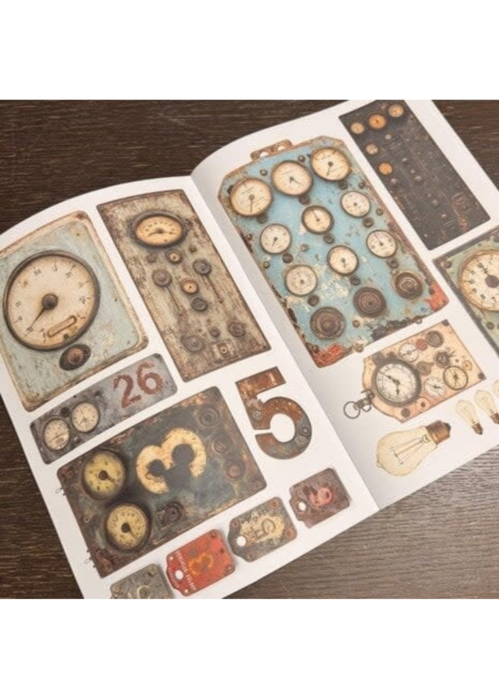 Steampunk Snippets A4 Paper Book (IND1411)