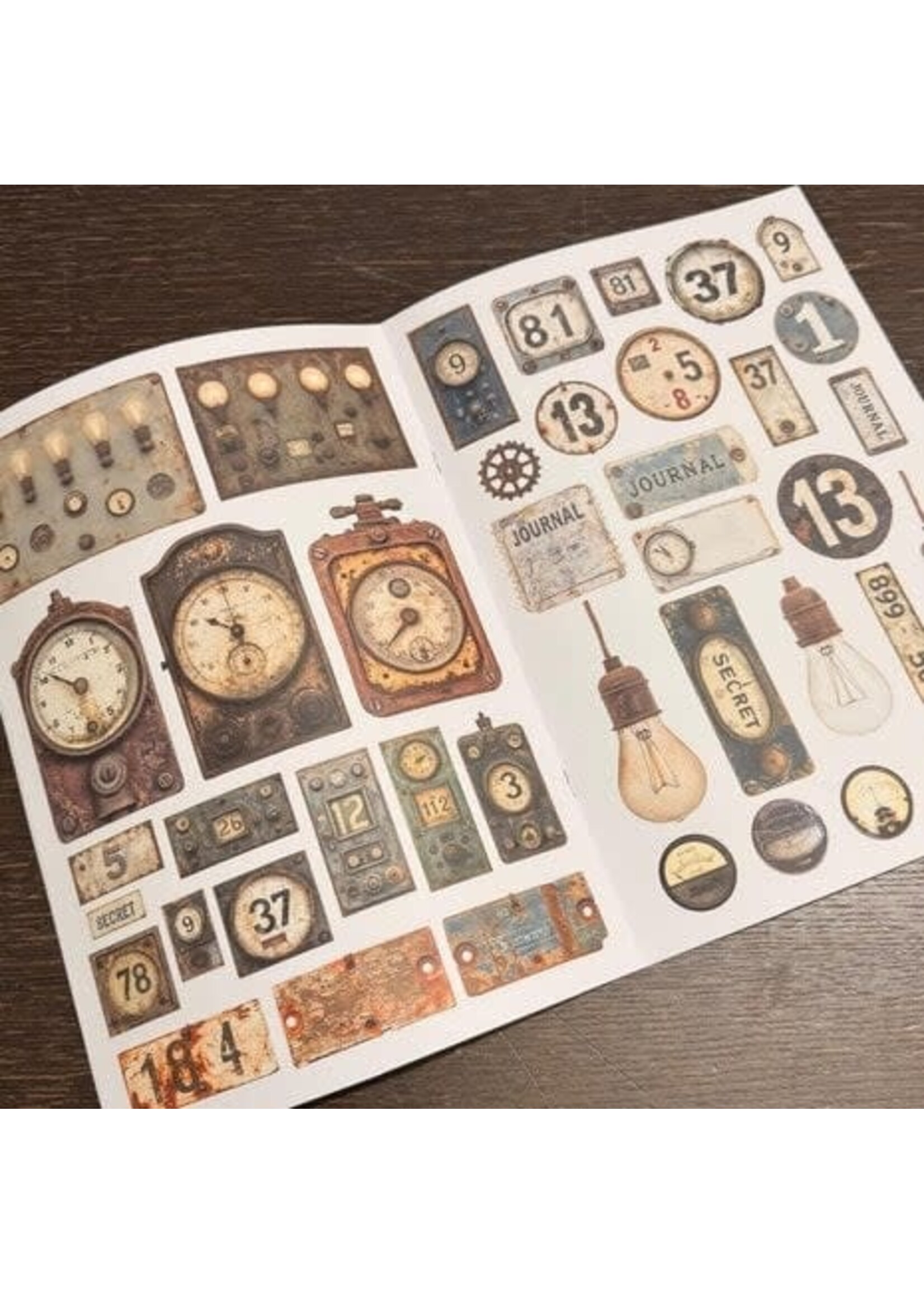 Steampunk Snippets A4 Paper Book (IND1411)