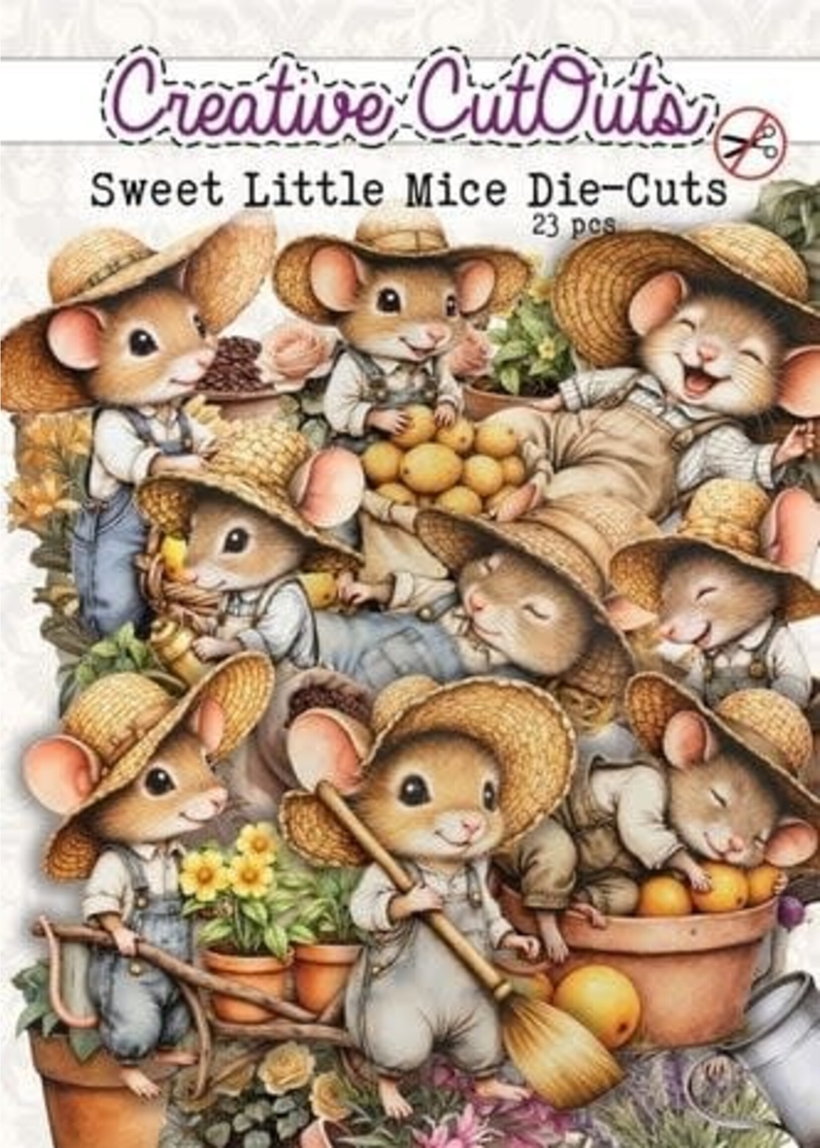 Sweet Little Mice Die-Cuts Creative CutOuts (23pcs) (CCODC-002)