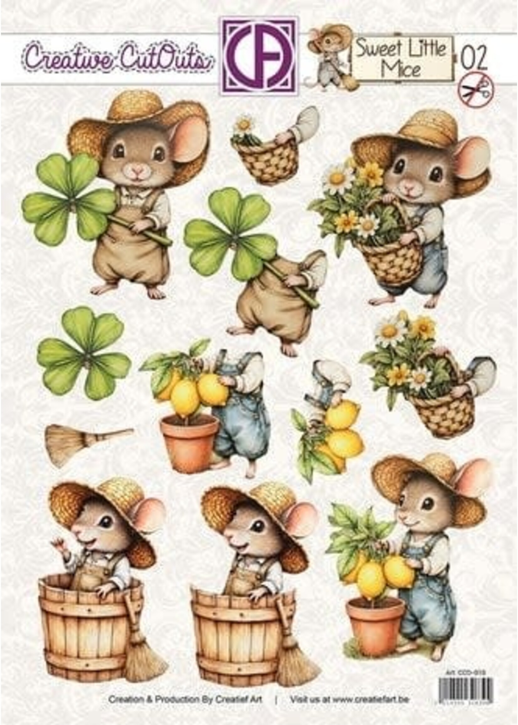 Sweet Little Mice 02 Creative CutOuts (CCO-018)