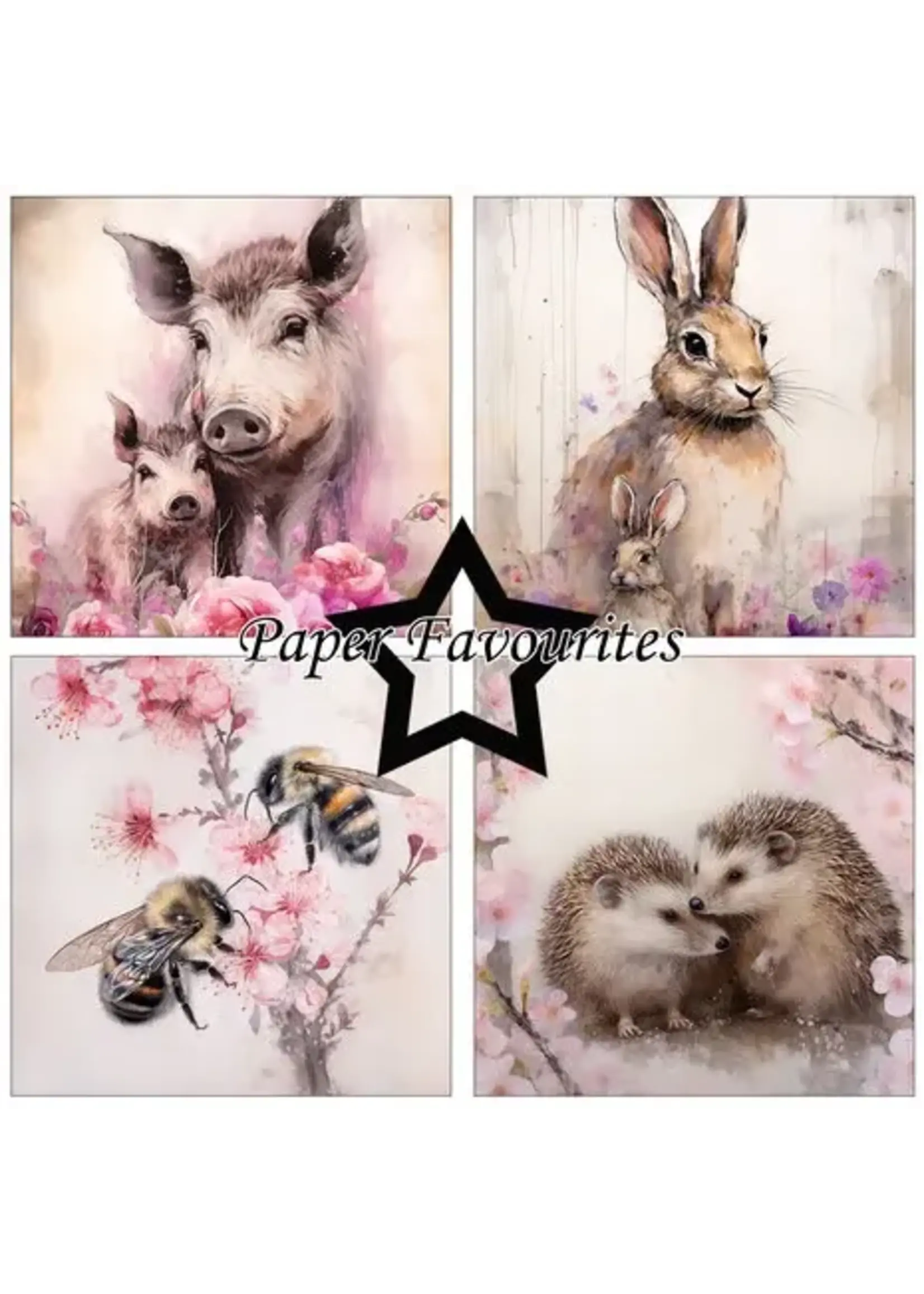 Wildlife 6x6 Inch Paper Pad (PF539)