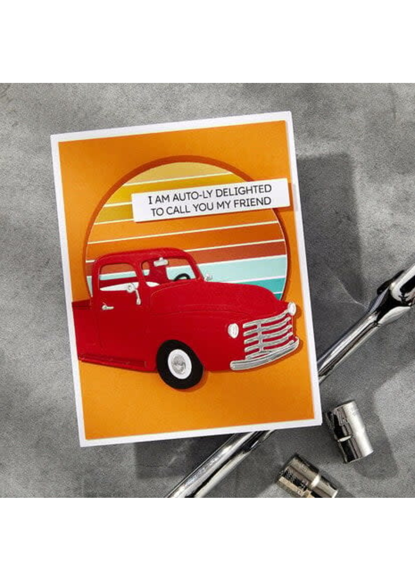 Classic Road Legends geëtste matrijzen tijdloze vrachtwagen (S4-1446)