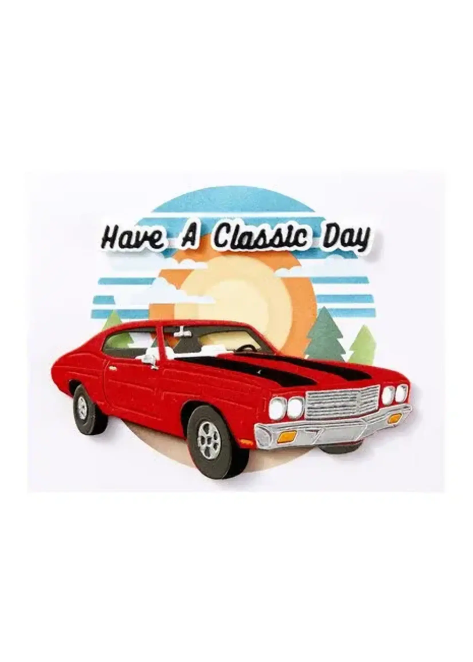 Klassieke Road Legends geëtste matrijzen Muscle Car (S4-1443)
