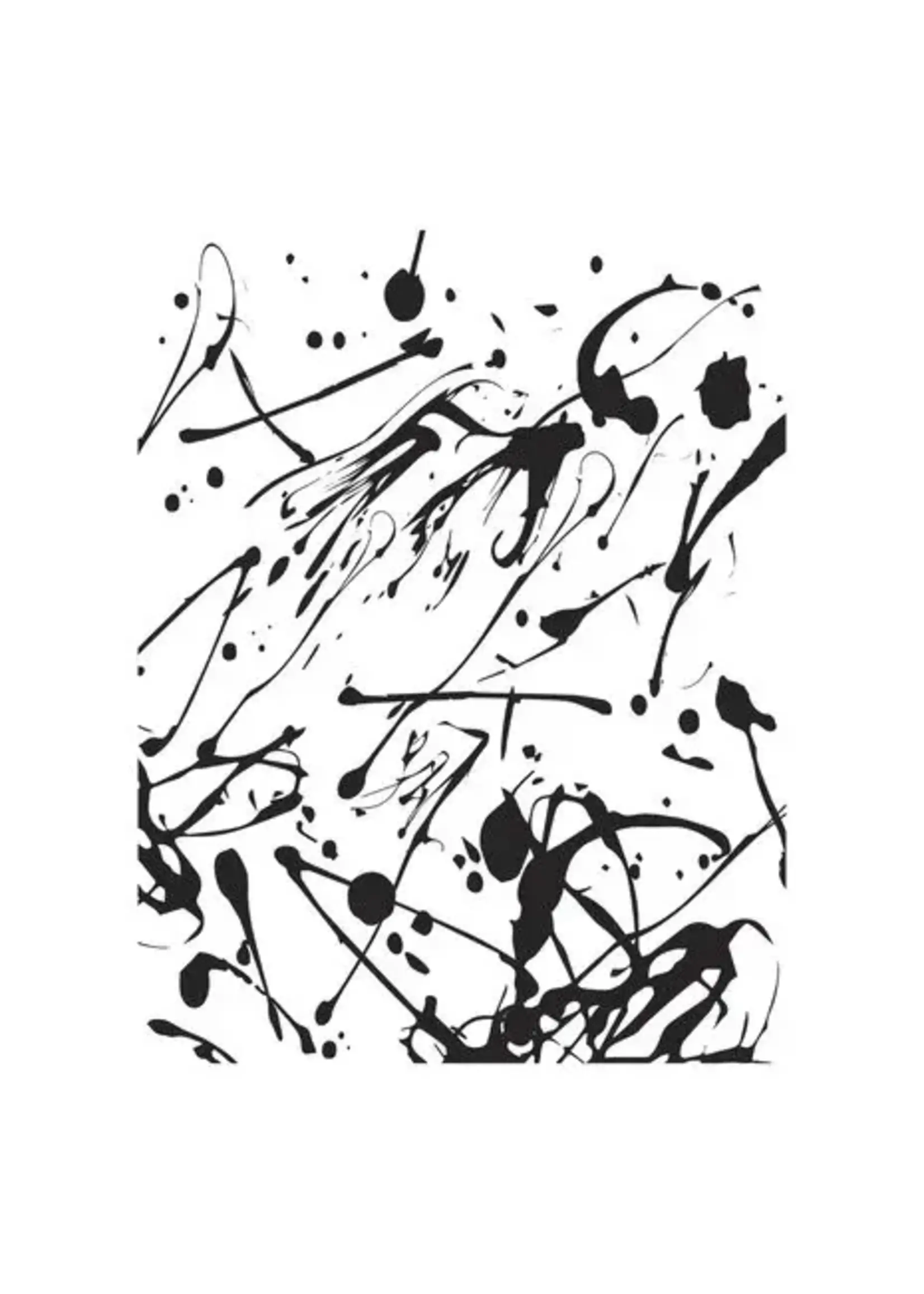 Let op BetterPress Plate Memo Splatter (BP-302)