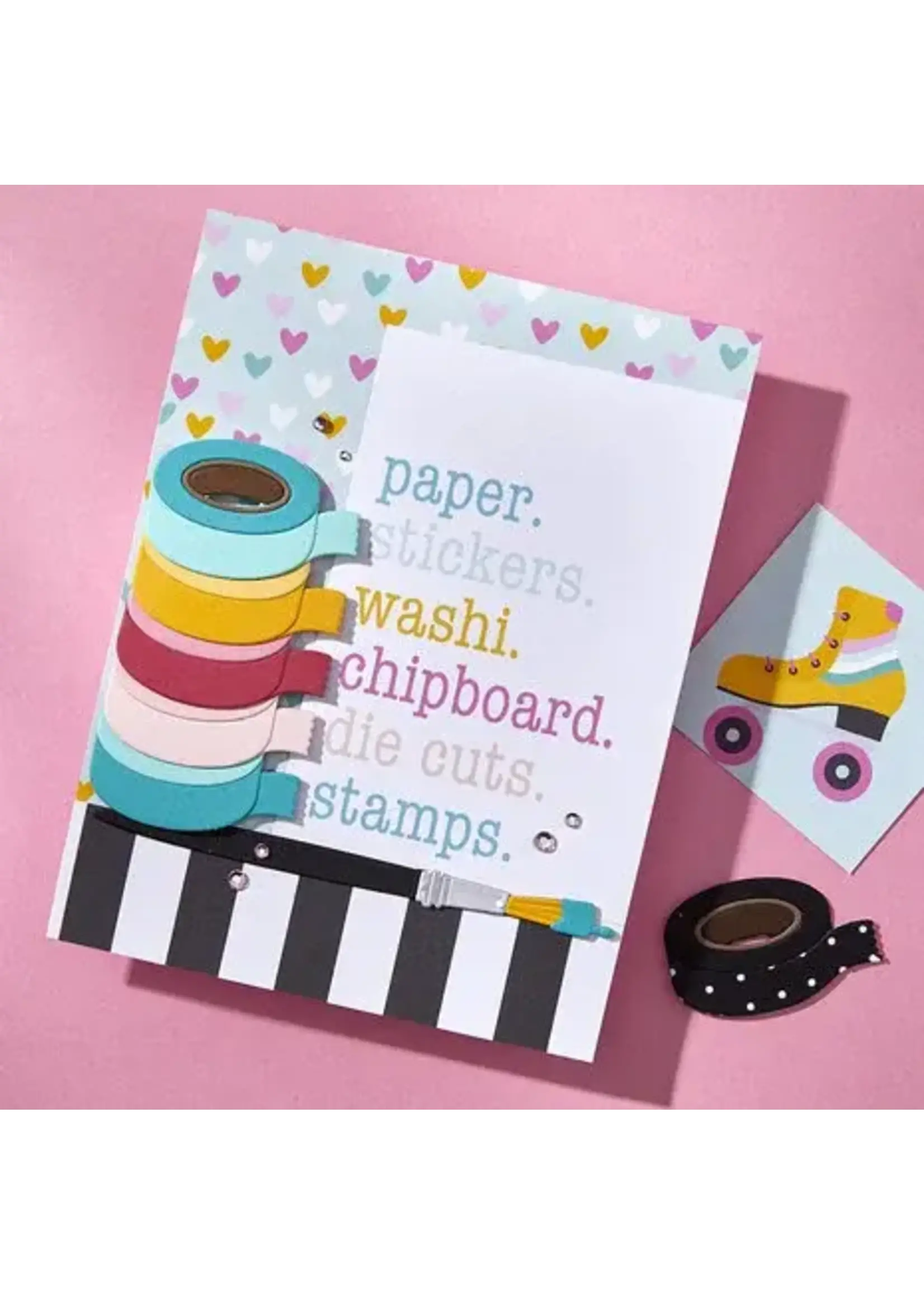 Crafty Babe met eenvoudige verhalen geëtste sterft Crafty Tools (S4-1467)