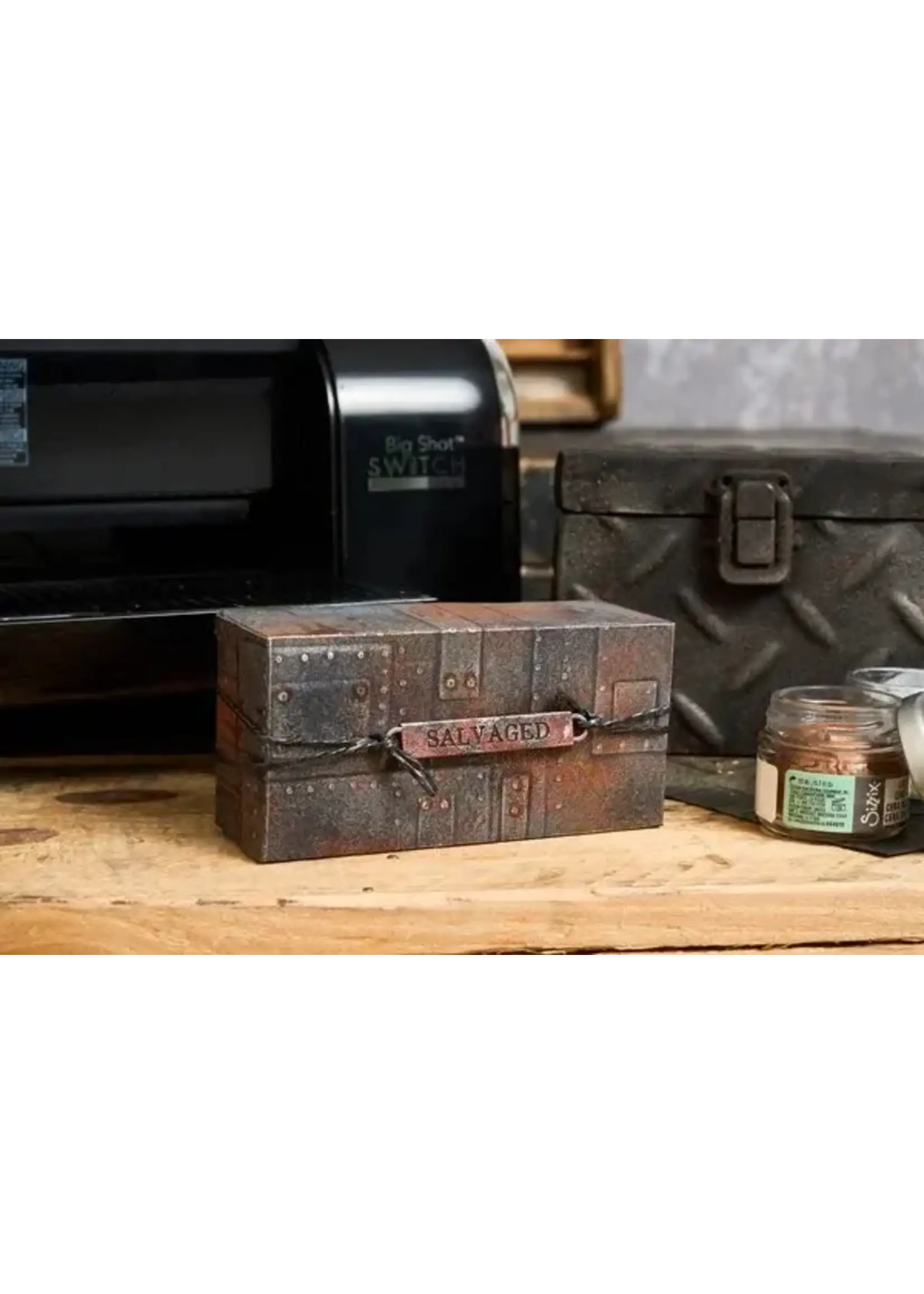 3D-textuur vervaagt door Tim Holtz A5 Foundry Large (666887)