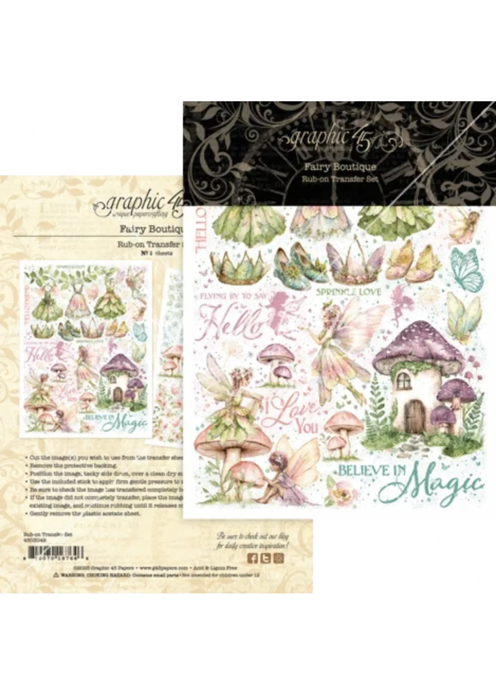 Fairy Boutique Rub-On Vervoer (4503049)