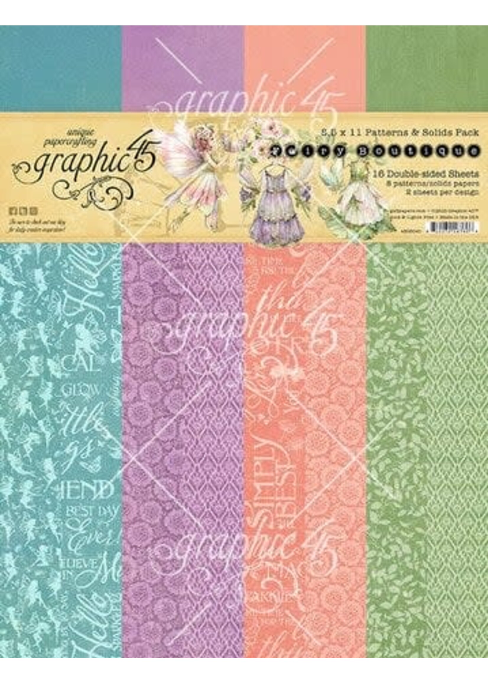 Fairy Boutique 8,5x11 Inch Patronen & Solids Pack (4503045)