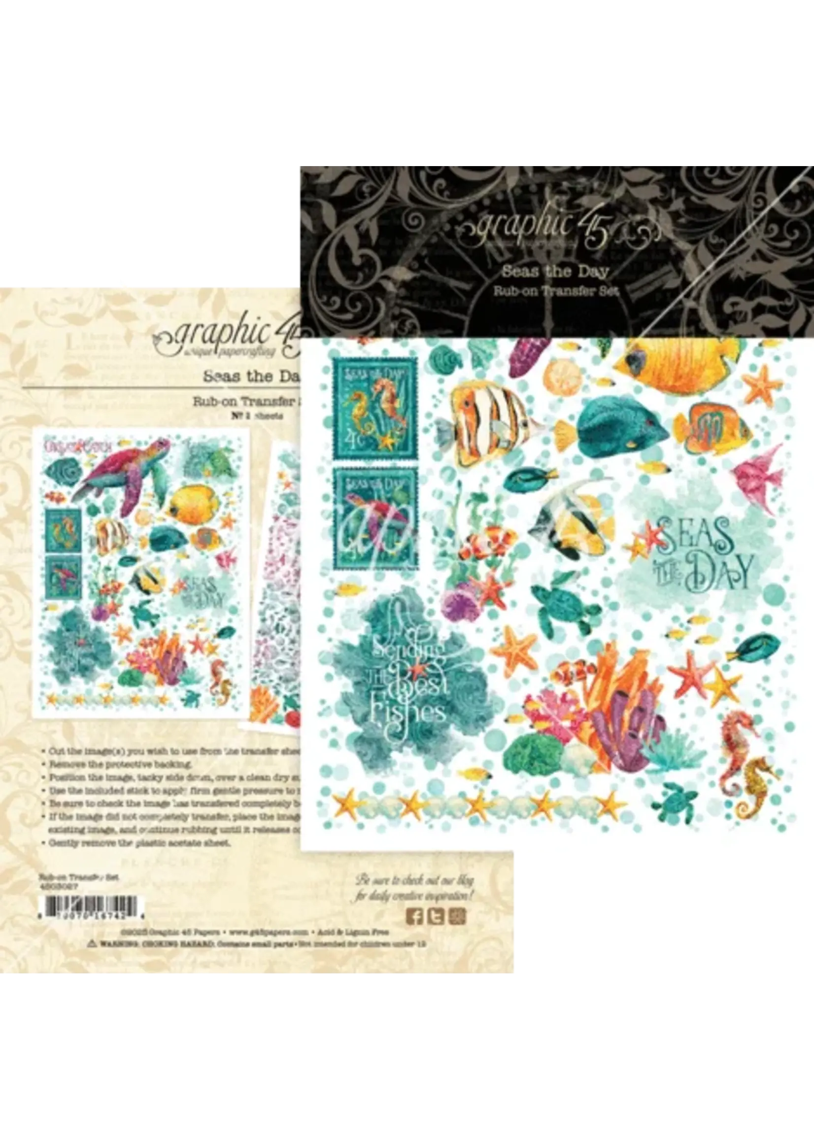 Seas the Day Rub-On Transfers (4503027)