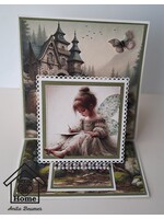 easelkaart met mini easelkaart Miranda