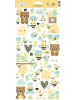 Bee Happy Icons Stickers (8844)